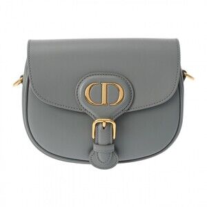 CHRISTIAN DIOR Bobby Bag Gray Calfskin Shoulder